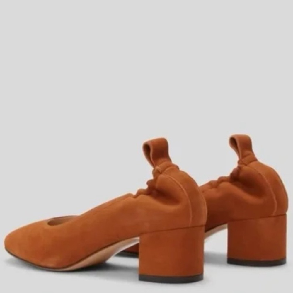 Everlane Women's Tan Block Heel Shoes - Picture 3 of 11